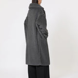 Teddy Bear Icon Coat in wool and alpaca