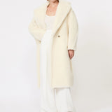 Teddy Bear Icon Coat made of alpaca wool