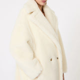 Teddy Bear Icon Coat made of alpaca wool