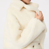 Teddy Bear Icon Coat made of alpaca wool