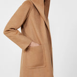 Camel hair robe coat