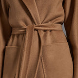 Midi cardigan coat in cashmere