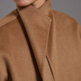 Midi cardigan coat in cashmere