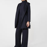 Camel hair robe coat