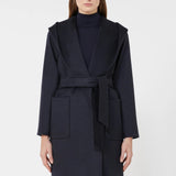 Camel hair robe coat