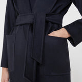 Camel hair robe coat