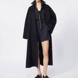 Oversize cashmere coat