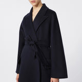 Oversize cashmere coat