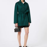 Short coat in pure cashmere