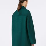 Short coat in pure cashmere