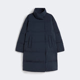 Down jacket in water-repellent technical fabric