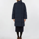 Down jacket in water-repellent technical fabric