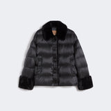 Padded jacket in water-repellent fabric