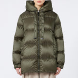 Water-repellent canvas down jacket