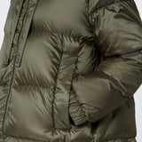 Water-repellent canvas down jacket
