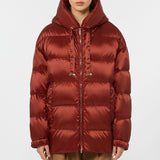 Down jacket in water-repellent taffeta