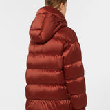 Down jacket in water-repellent taffeta
