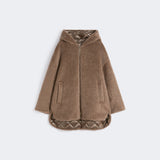 Reversible padded midi jacket