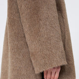 Reversible padded midi jacket