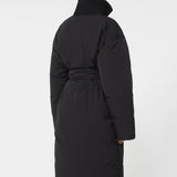 Water-repellent long down jacket