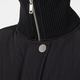 Water-repellent long down jacket
