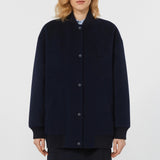 Double wool bomber jacket