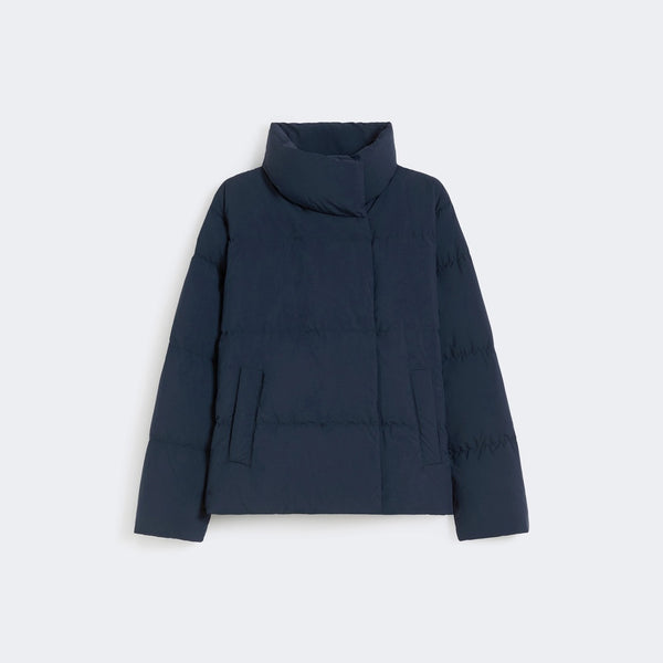 Short jacket in water-repellent fabric