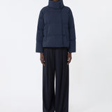 Short jacket in water-repellent fabric