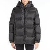 Water-repellent canvas down jacket