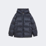 Water-repellent canvas down jacket