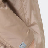 Quilted jacket with hood in water-repellent canvas