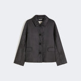 Padded jacket in water-repellent canvas