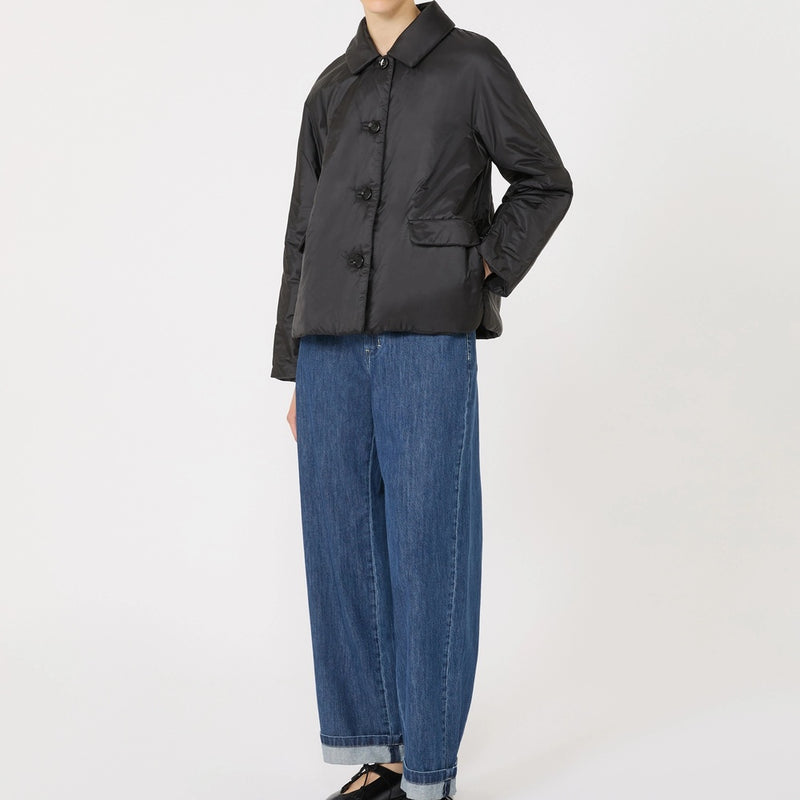 Padded jacket in water-repellent canvas