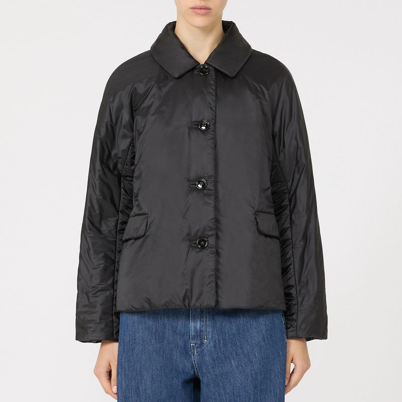 Padded jacket in water-repellent canvas