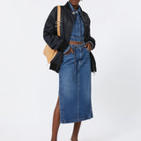 Oversize bomber jacket in twill