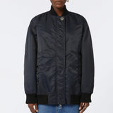 Oversize bomber jacket in twill