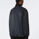 Oversize bomber jacket in twill