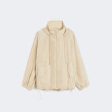 Technical taffeta windbreaker