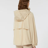 Technical taffeta windbreaker