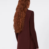 Long vest in wool, alpaca and cashmere