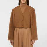 2-in-1 cropped teddy fabric vest