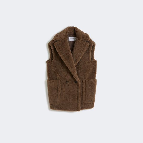 Alpaca and wool teddy waistcoat