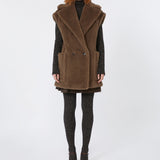 Alpaca and wool teddy waistcoat