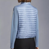 PADDED WOOL CARDIGAN