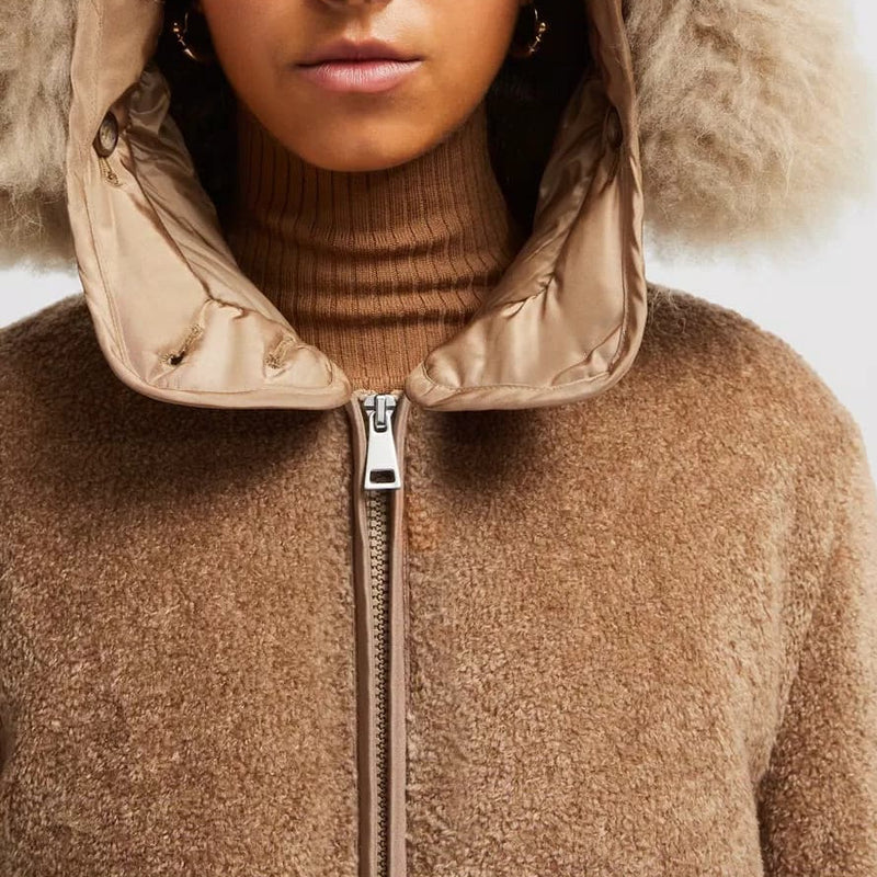 Marne Teddy Short Down Jacket