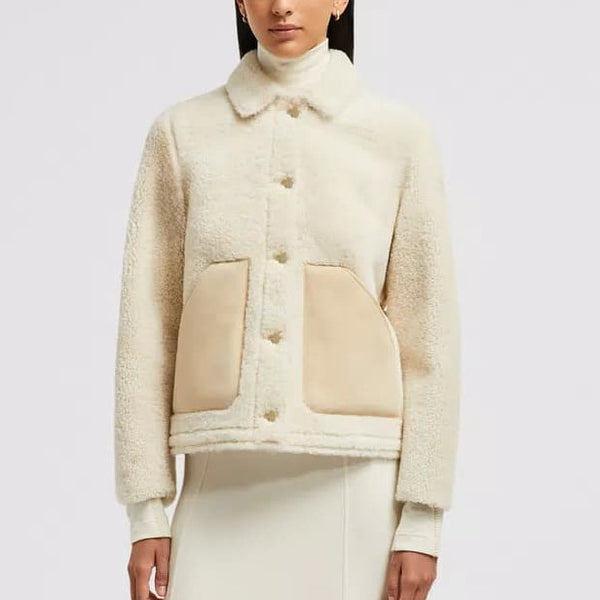 Akebie Shearling Down Jacket