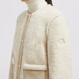 Bouges Shearling Short Down Jacket