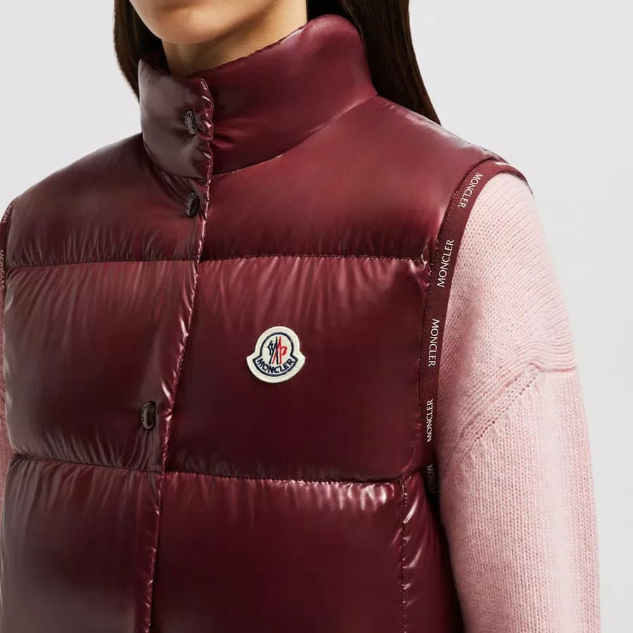 関税込 MONCLER | BADIA DOWN GILET J20931A0000854A81034 Black Badia Down Vest - Vests for Women | Moncler US