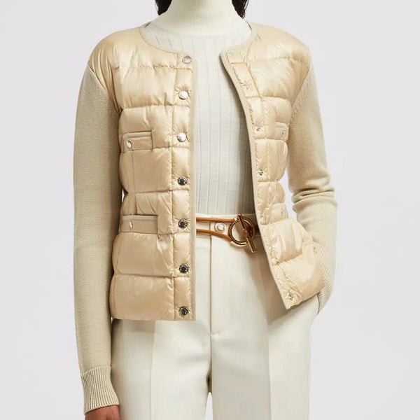 関税込 Moncler PADDED WOOL CARDIGAN J20939B00024M1131200 Moncler Padded Wool Down Cardigan | Saks Fifth Avenue