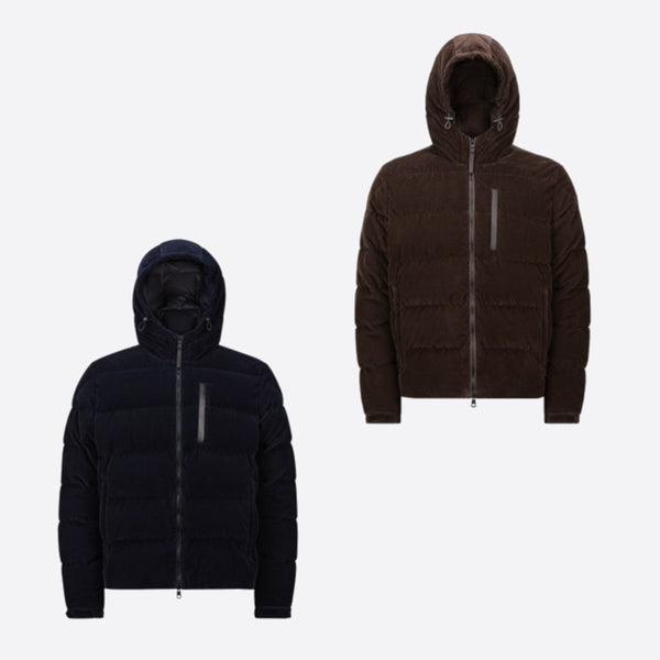 Vederna Corduroy Short Down Jacket